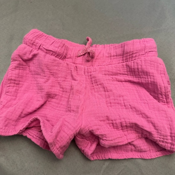 Pink children’s 100% cotton Shorts - Picture 1 of 6
